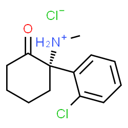 ChemSpider 2D Image | esketamine hydrochloride | C13H17Cl2NO
