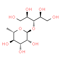 ChemSpider 2D Image | alpha-L-Rhap-(1->3)-D-ribitol | C11H22O9