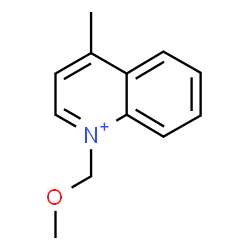 ChemSpider 2D Image | 1-(Methoxymethyl)-4-methylquinolinium | C12H14NO