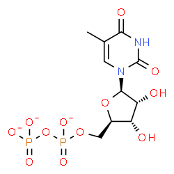 ChemSpider 2D Image | TDP(3-) | C10H13N2O12P2