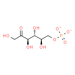 ChemSpider 2D Image | 6-O-Phosphonato-D-psicose | C6H11O9P
