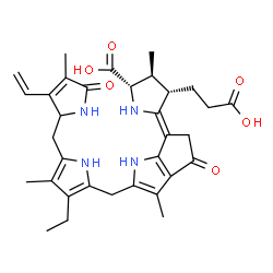 ChemSpider 2D Image | dinoflagellate luciferin | C33H40N4O6