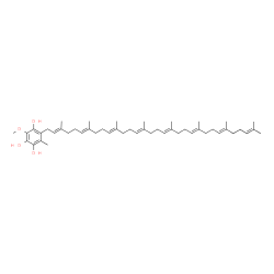 ChemSpider 2D Image | 3-demethylubiquinol-8 | C48H74O4