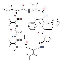 ChemSpider 2D Image | aureobasidin A | C60H92N8O10