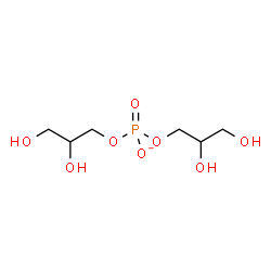 ChemSpider 2D Image | Bis(2,3-dihydroxypropyl) phosphate | C6H14O8P