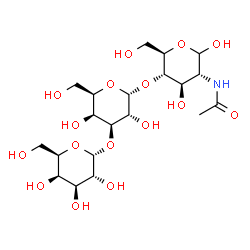 ChemSpider 2D Image | alpha-D-Gal-(1->3)-alpha-D-Gal-(1->4)-D-GlcNAc | C20H35NO16