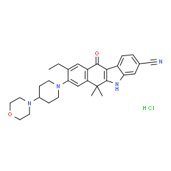ChemSpider 2D Image | Alectinib hydrochloride | C30H35ClN4O2