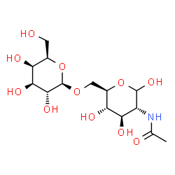 ChemSpider 2D Image | beta-D-Galp-(1->6)-D-GlcNAcp | C14H25NO11