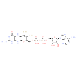 ChemSpider 2D Image | molybdopterin adenine dinucleotide | C20H26N10O12P2S2