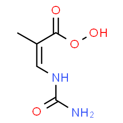 ChemSpider 2D Image | (Z)-2-methylureidoperacrylic acid | C5H8N2O4