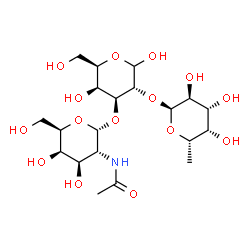 ChemSpider 2D Image | blood group A trisaccharide | C20H35NO15