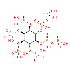 ChemSpider 2D Image | 5,6-bis(diphospho)-1D-myo-inositol tetrakisphosphate | C6H20O30P8