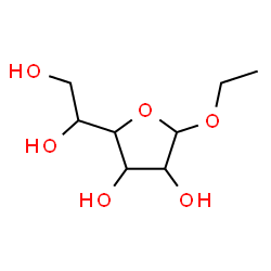 ChemSpider 2D Image | Ethyl hexofuranoside | C8H16O6