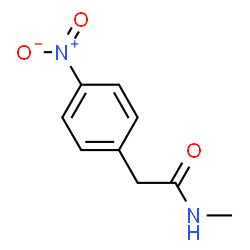 ChemSpider 2D Image | N-Methyl-2-(4-nitrophenyl)acetamide | C9H10N2O3