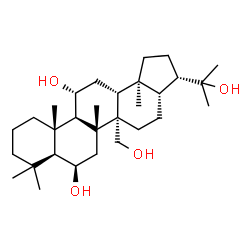 ChemSpider 2D Image | hopane-6beta,11alpha,22,27-tetraol | C30H52O4