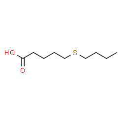 ChemSpider 2D Image | 5-(Butylsulfanyl)pentanoic acid | C9H18O2S