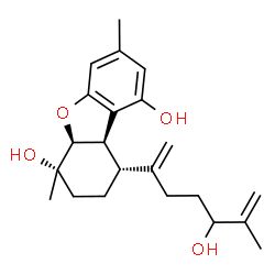 ChemSpider 2D Image | ferruginene A, (rel)- | C22H30O4