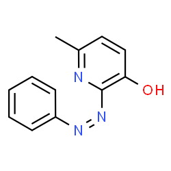 ChemSpider 2D Image | 6-Methyl-2-[(Z)-phenyldiazenyl]-3-pyridinol | C12H11N3O