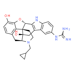 ChemSpider 2D Image | 5'-Guanidinonaltrindole | C27H29N5O3
