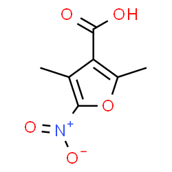 ChemSpider 2D Image | 2,4-Dimethyl-5-nitro-3-furoic acid | C7H7NO5