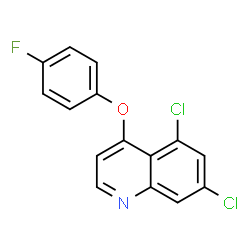 ChemSpider 2D Image | quinoxyfen | C15H8Cl2FNO