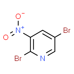 ChemSpider 2D Image | 2,5-Dibromo-3-nitropyridine | C5H2Br2N2O2