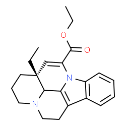 ChemSpider 2D Image | Ethyl (3xi)-eburnamenine-14-carboxylate | C22H26N2O2