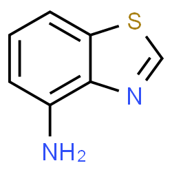 ChemSpider 2D Image | 1,3-Benzothiazol-4-amine | C7H6N2S