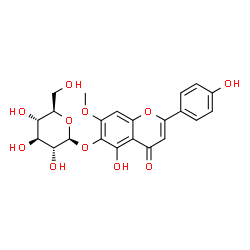 ChemSpider 2D Image | Sorbifolin 6-O-β-glucopyranoside | C22H22O11
