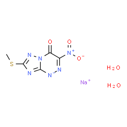ChemSpider 2D Image | Riamilovir Sodium Dihydrate | C5H7N6NaO5S