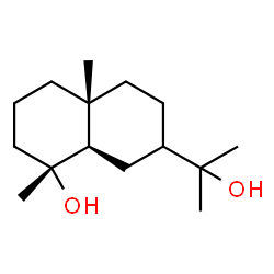 ChemSpider 2D Image | (1R,4aR,8aR)-7-(2-Hydroxy-2-propanyl)-1,4a-dimethyldecahydro-1-naphthalenol | C15H28O2