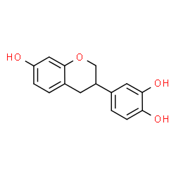 ChemSpider 2D Image | 4-(7-Hydroxy-3,4-dihydro-2H-chromen-3-yl)-1,2-benzenediol | C15H14O4