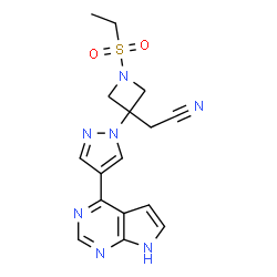 ChemSpider 2D Image | Baricitinib | C16H17N7O2S