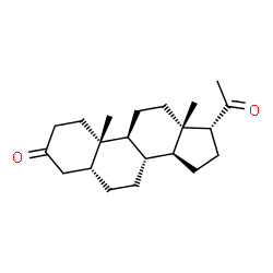 ChemSpider 2D Image | (5beta,17alpha)-Pregnane-3,20-dione | C21H32O2