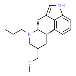ChemSpider 2D Image | (10beta)-8-[(Methylsulfanyl)methyl]-6-propylergoline | C19H26N2S