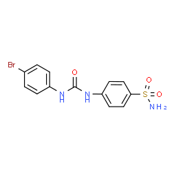 ChemSpider 2D Image | 4-{[(4-Bromophenyl)carbamoyl]amino}benzenesulfonamide | C13H12BrN3O3S
