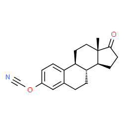 ChemSpider 2D Image | 3-Cyanatoestra-1,3,5(10)-trien-17-one | C19H21NO2