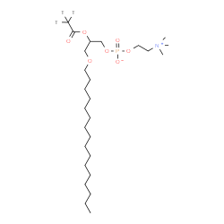 ChemSpider 2D Image | 2-[(~3~H_3_)Ethanoyloxy]-3-(hexadecyloxy)propyl 2-(trimethylammonio)ethyl phosphate | C26H51T3NO7P