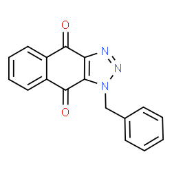 ChemSpider 2D Image | 1-Benzyl-1H-naphtho[2,3-d][1,2,3]triazole-4,9-dione | C17H11N3O2