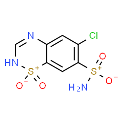ChemSpider 2D Image | CSID:26383139 | C7H6ClN3O4S2