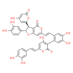 ChemSpider 2D Image | phellinstatin | C39H26O15