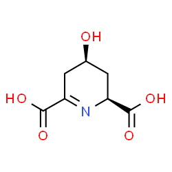 ChemSpider 2D Image | (2S,4S)-4-hydroxy-2,3,4,5-tetrahydrodipicolinic acid | C7H9NO5