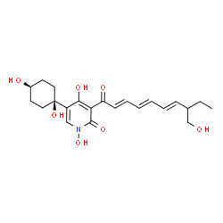 ChemSpider 2D Image | Torrubiellone A, (cis)- | C22H29NO7