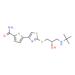 ChemSpider 2D Image | (S)-arotinolol | C15H21N3O2S3