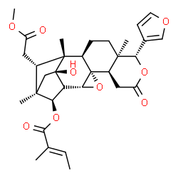 ChemSpider 2D Image | Chisomicine B | C32H40O9