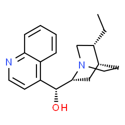ChemSpider 2D Image | (4beta,9R)-10,11-Dihydrocinchonan-9-ol | C19H24N2O