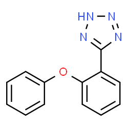 ChemSpider 2D Image | 5-(2-Phenoxyphenyl)-1H-tetrazole | C13H10N4O