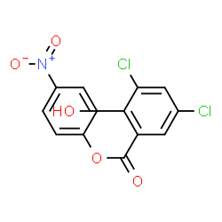ChemSpider 2D Image | 4-Nitrophenyl 3,5-dichloro-2-hydroxybenzoate | C13H7Cl2NO5