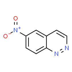 ChemSpider 2D Image | 6-Nitrocinnoline | C8H5N3O2