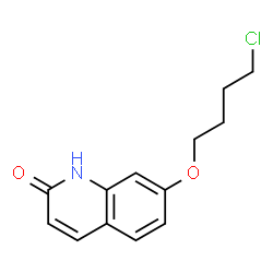 ChemSpider 2D Image | 7-(4-Chlorobutoxy)-2(1H)-quinolinone | C13H14ClNO2